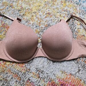 Nude/Tan Victoria's Secret T-Shirt Push-Up Bra